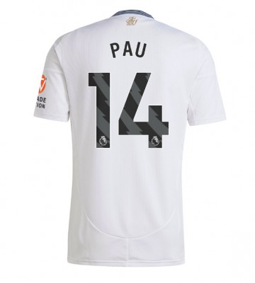 Aston Villa Pau Torres #14 Replica Away Stadium Shirt 2024-25 Short Sleeve